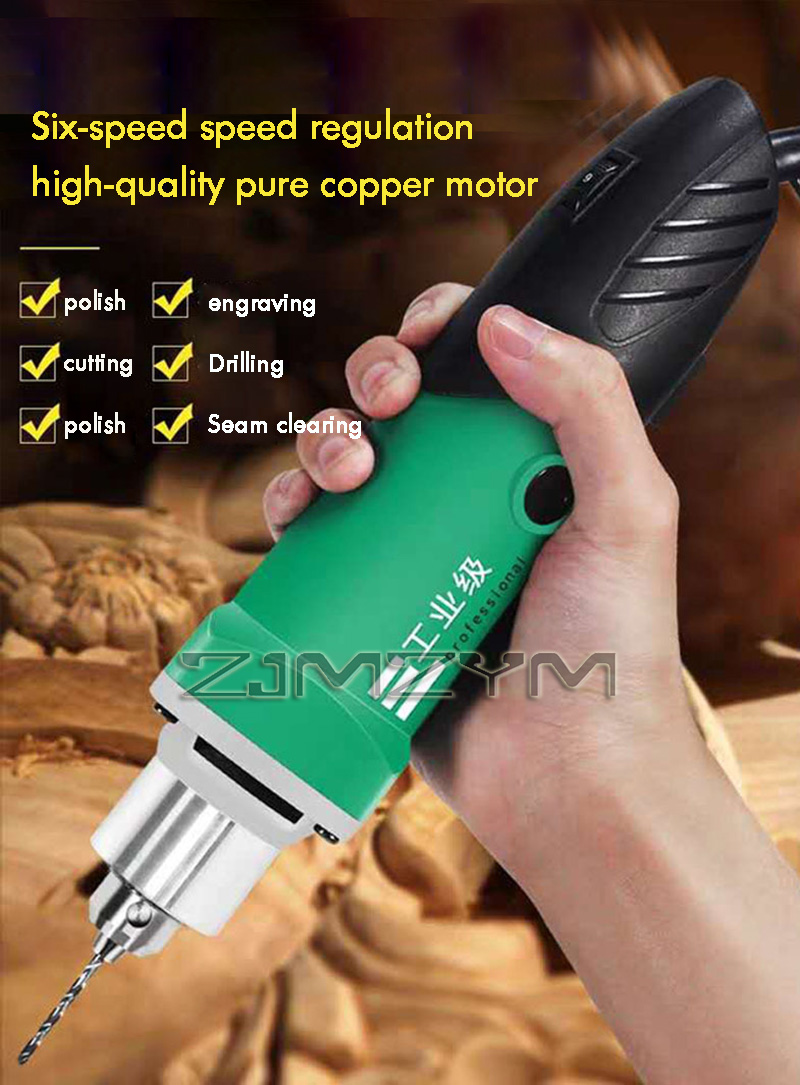 Power Tools Safety - 6-позиционный мощный гравер с переменной скоростью,