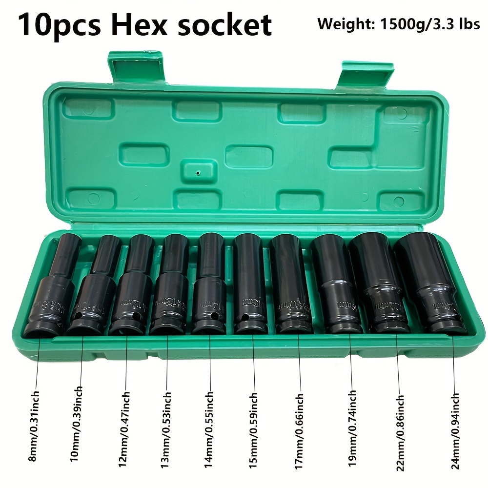 Power Tools List - 10 шт. 1/2 дюйма 8-24 мм,
