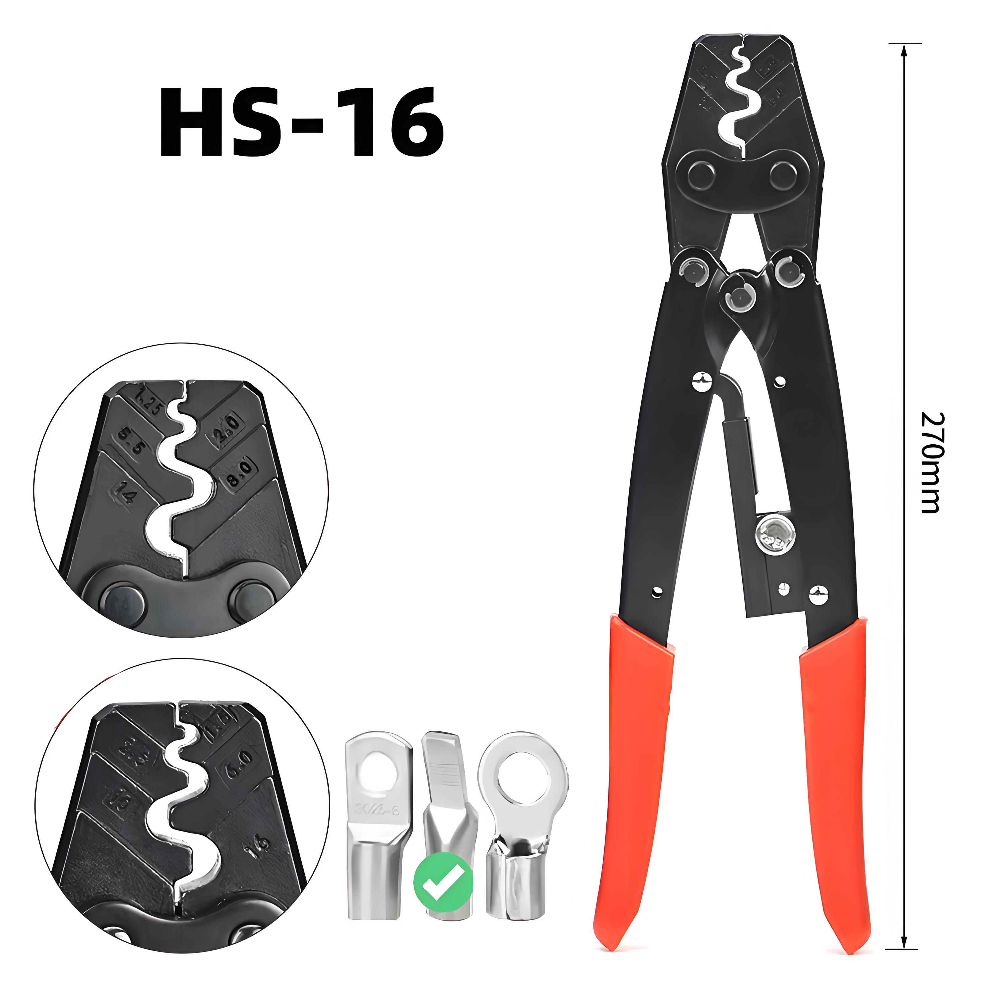 Power Tools Japan - HS-16 Щипцы для обжима с храповым