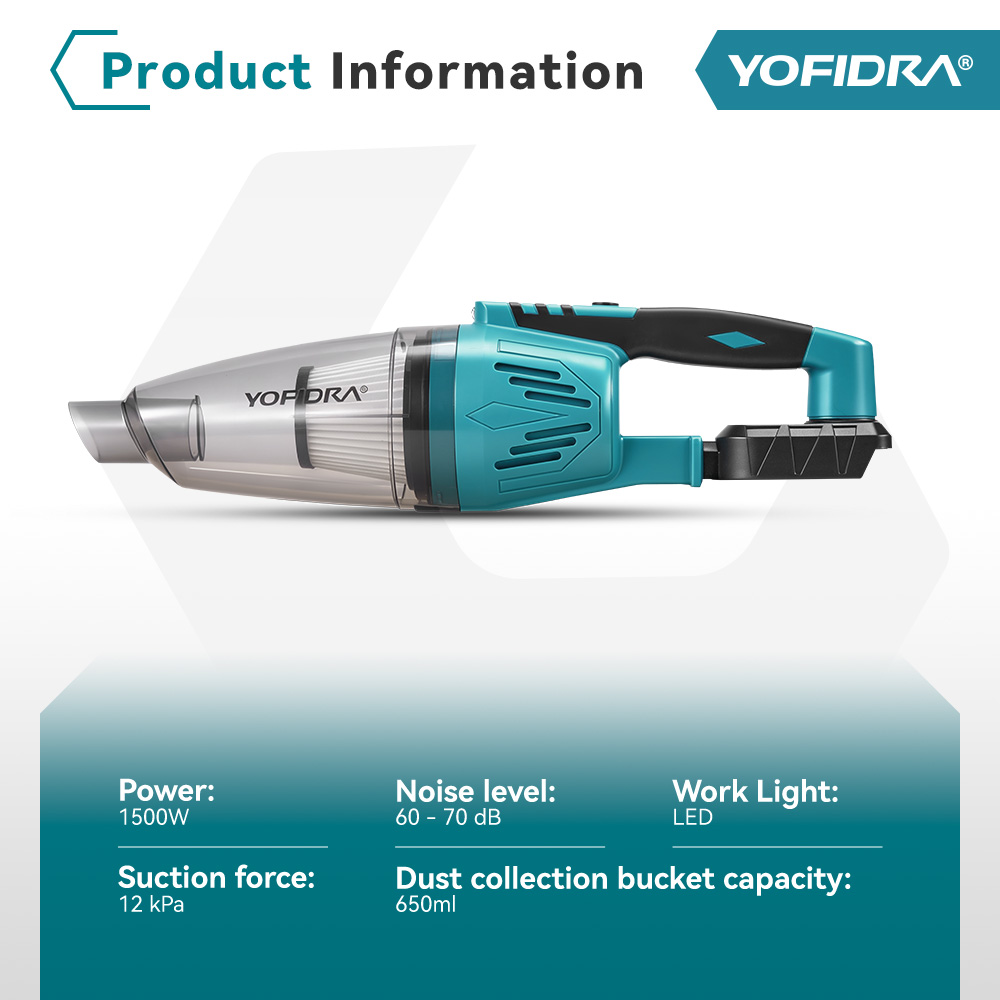 YOFIDRA 1500 Вт 12 кПа электри – обзор и цена Power Tools Universal Battery